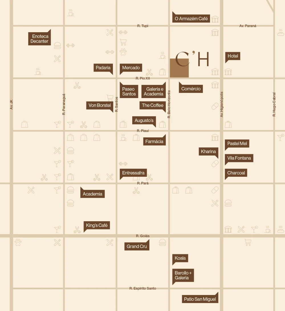 Mapa de Localização Casa Horizonte